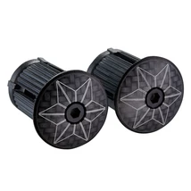 SUPACAZ STAR PLUGZ ANODIZED Laser Carbon kormányvégdugó