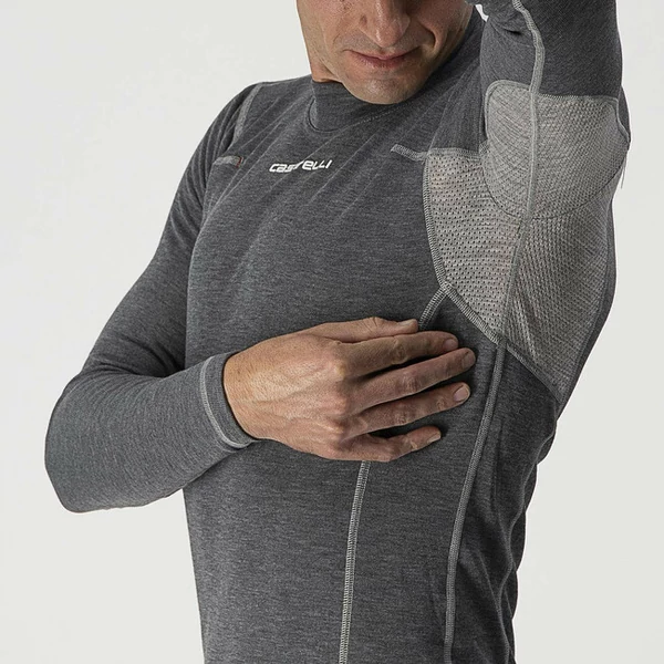 Kép 5/5 - CASTELLI FLANDERS WARM Gray XXL hosszú ujjú aláöltöző