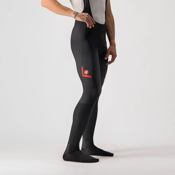 Kép 3/5 - CASTELLI VELOCISSIMO 5 fekete/piros M kantáros hosszúnadrág