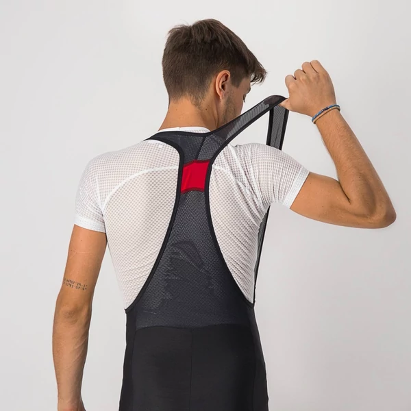 Kép 4/5 - CASTELLI VELOCISSIMO 5 fekete/piros M kantáros hosszúnadrág