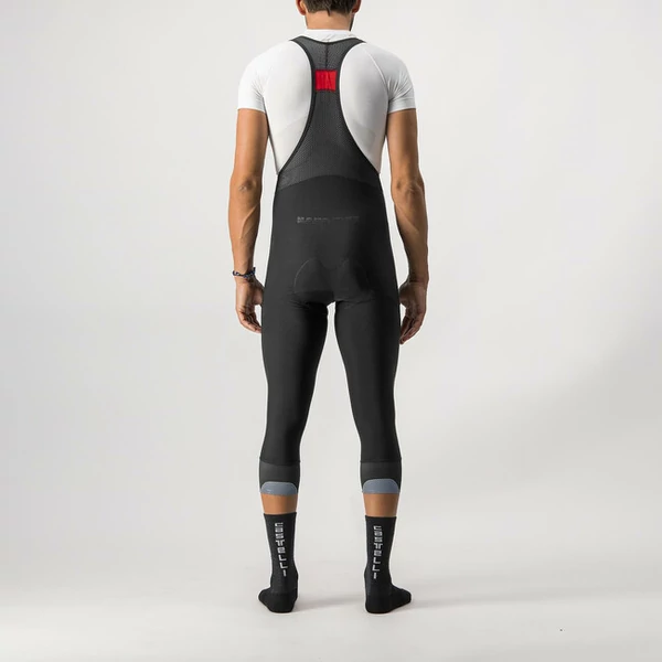 Kép 2/2 - CASTELLI TUTTO NANO Black L vízálló kantáros térdnadrág