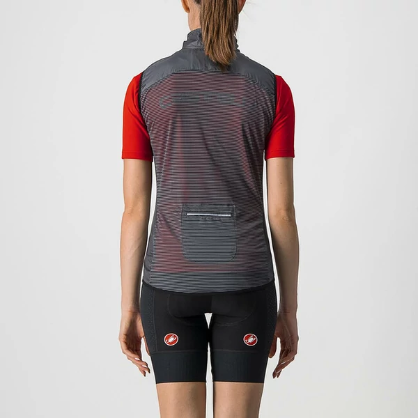 Kép 2/2 - CASTELLI ARIA W Dark Gray XL női szélmellény