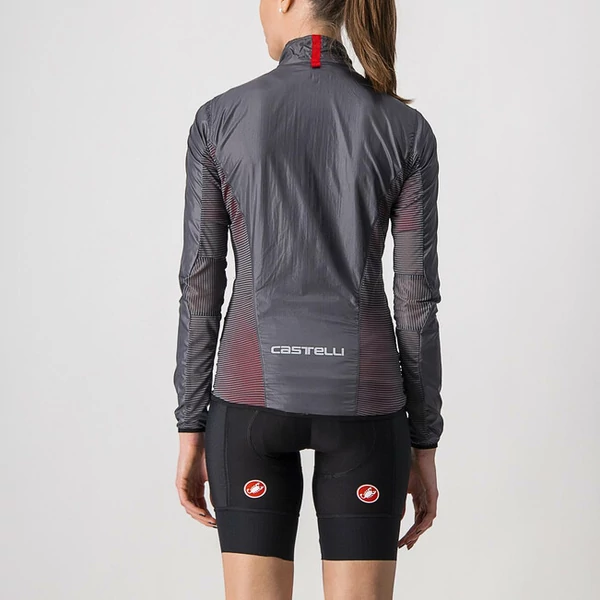 Kép 2/2 - CASTELLI ARIA SHELL W Dark Gray XS női szélkabát