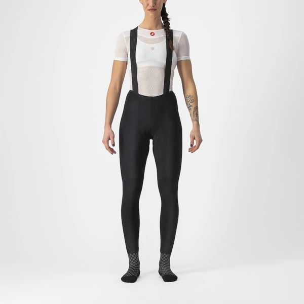 CASTELLI FREE AERO RC W DT fekete L női kantáros hosszúnadrág