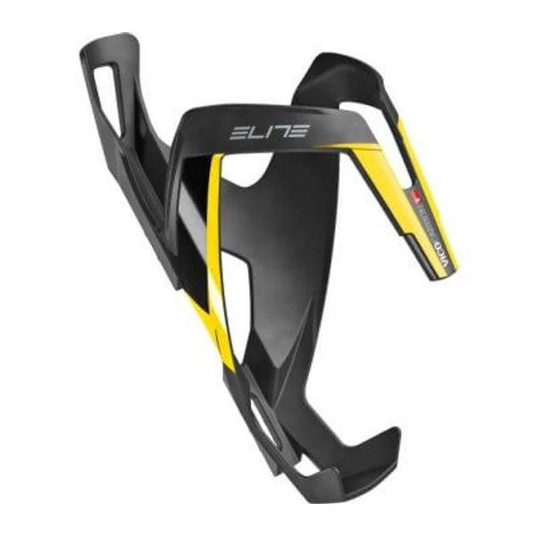 ELITE VICO CARBON matt karbon/sárga kulacstartó