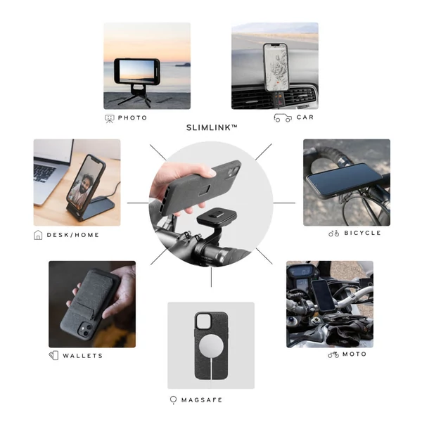 Kép 10/10 - PEAK DESIGN MOBILE UNIVERSAL BAR MOUNT Black telefontartó