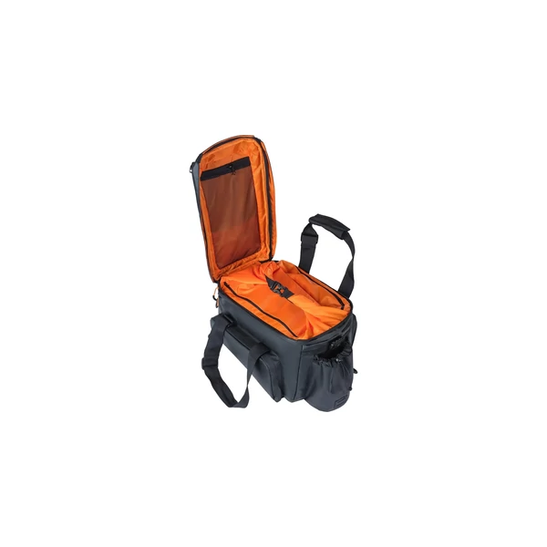 Kép 5/8 - BASIL MILES TARPAULIN TRUNKBAG PRO XL 9L fekete-narancs csomagtartó táska
