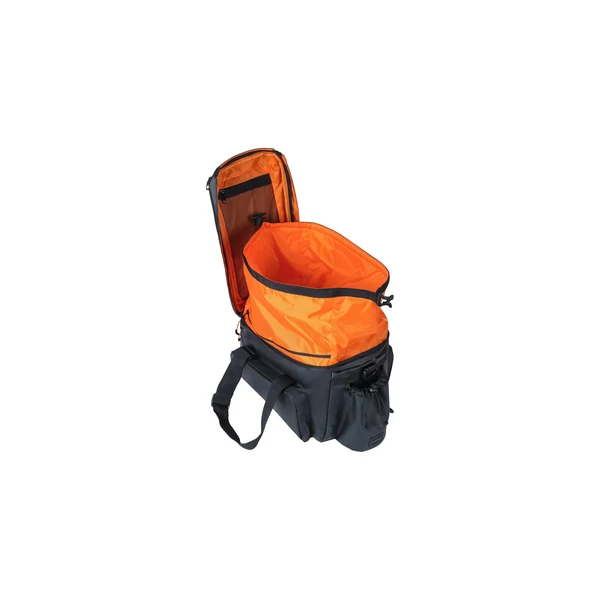 Kép 6/8 - BASIL MILES TARPAULIN TRUNKBAG PRO XL 9L fekete-narancs csomagtartó táska