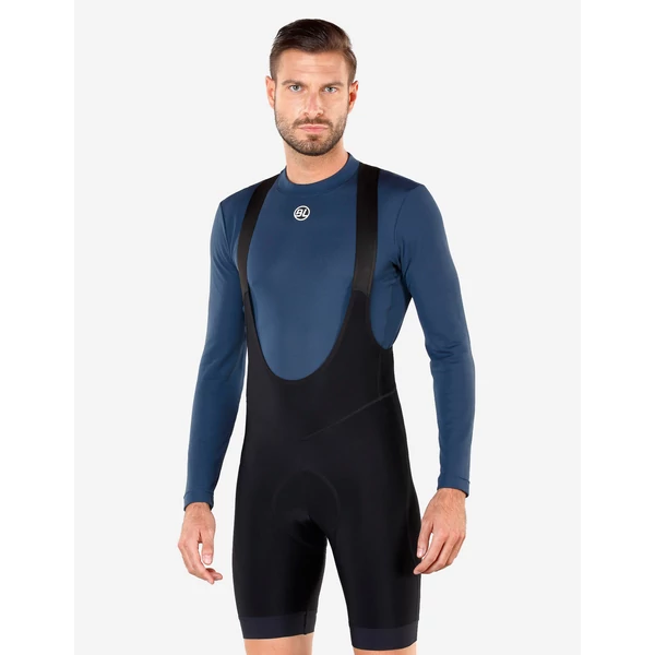 Kép 3/9 - BICYCLE LINE NORMANDIA E Black S vízálló kantáros rövidnadrág