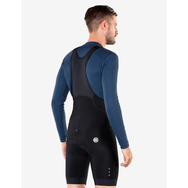 Kép 5/9 - BICYCLE LINE NORMANDIA E Black S vízálló kantáros rövidnadrág