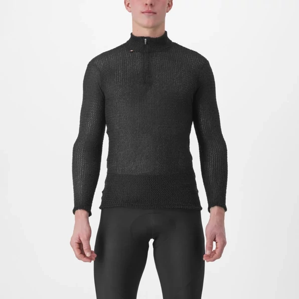CASTELLI COLD DAYS 2nd LAYER Black L téli hosszú ujjú aláöltöző