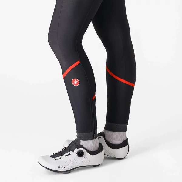 Kép 4/7 - CASTELLI VELOCISSIMA DT Black/Hibiscus L női kantáros hosszúnadrág
