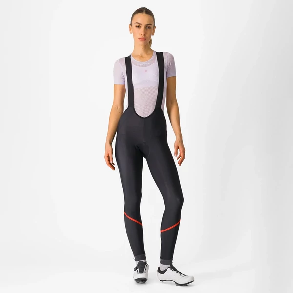 Kép 6/7 - CASTELLI VELOCISSIMA DT Black/Hibiscus L női kantáros hosszúnadrág