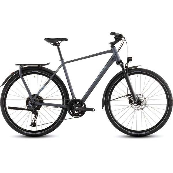 CUBE 26 KATHMANDU EXC metallicgrey'n'chrome 58 cm kerékpár
