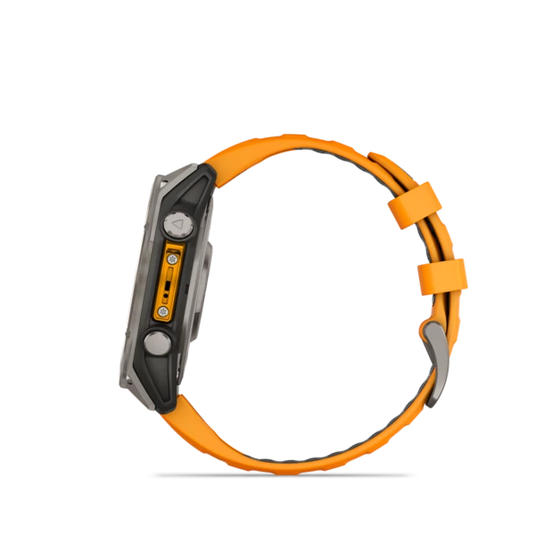 Kép 5/8 - GARMIN FENIX 8 titán/narancs sportóra