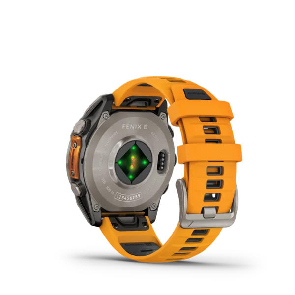 Kép 6/8 - GARMIN FENIX 8 titán/narancs sportóra