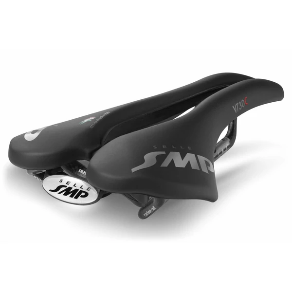 Kép 2/6 - SELLE SMP VT30C Fekete nyereg karbon pálcával