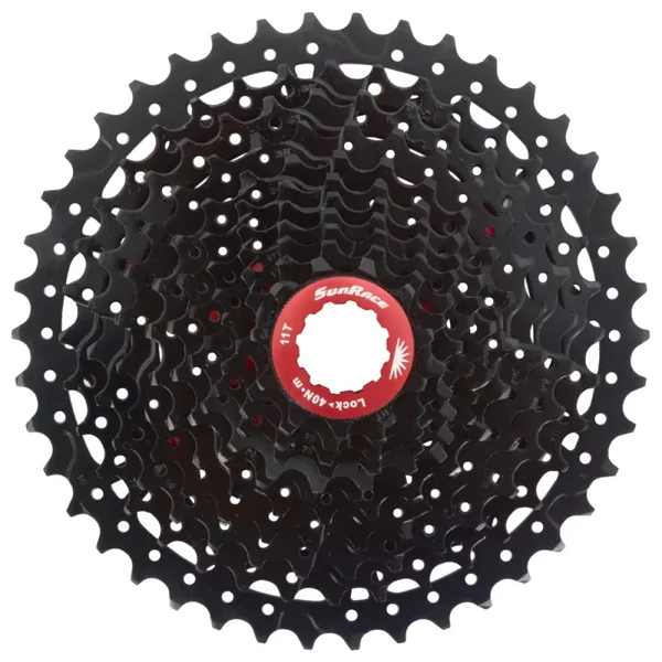 SUNRACE CSMS8 11AY 11s 11-42T fekete fogaskoszorú