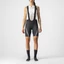 CASTELLI VELOCISSIMA 3 Black/Silver L női kantáros rövidnadrág