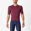CASTELLI ESPRESSO Bordeaux/Silver XL rövid ujjú mez