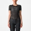 CASTELLI PRO MESH W Black S női rövid ujjú aláöltöző