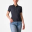 CASTELLI MERINO W Light Black L női galléros póló