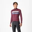 CASTELLI LINEARE Bordeaux/Steel Blue/Ivory XXXL hosszú ujjú mez