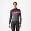 CASTELLI TORNARE Gray/Black/Hibiscus XS női hosszú ujjú mez