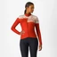 CASTELLI UNLIMITED W THERMAL 2 Red/Silver M női hosszú ujjú mez