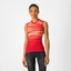CASTELLI INSIDER 2 W SLEEVELESS Hibiscus/Orange XL női ujjatlan mez