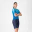 CASTELLI A/C W Belgian Blue XL női kantáros rövidnadrág