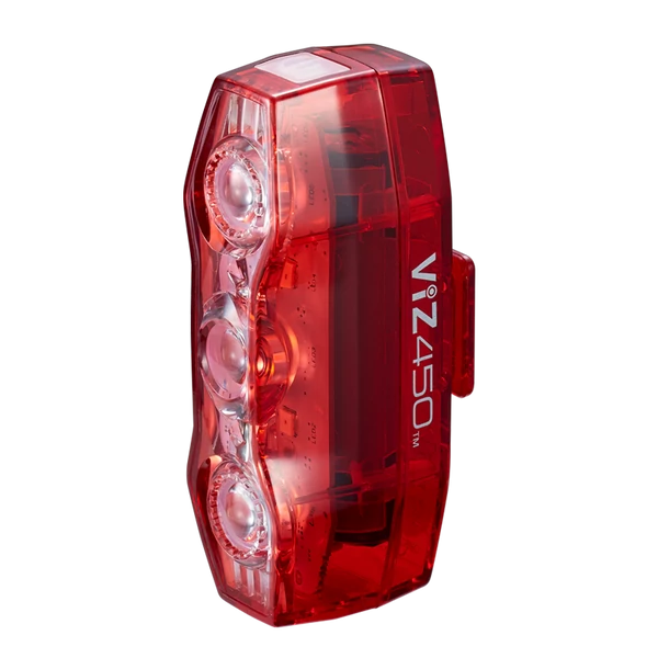 CATEYE VIZ450 TLLD820R 4 funkció 3 LED USB hátsó lámpa