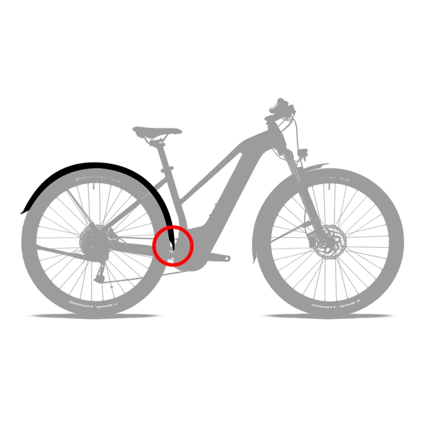 Kép 5/8 - CUBE ACID 28" BB MOUNT 2.0 50 sárvédő szett