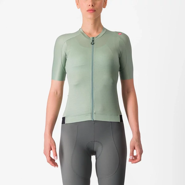 CASTELLI ESPRESSO W Defender Green/Green L női rövid ujjú mez