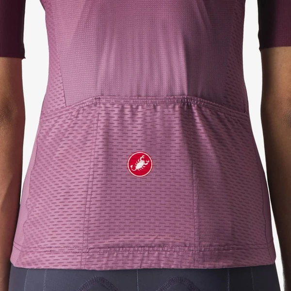 Kép 4/8 - CASTELLI SALITA Bordeaux/Purple/Orange L női rövid ujjú mez