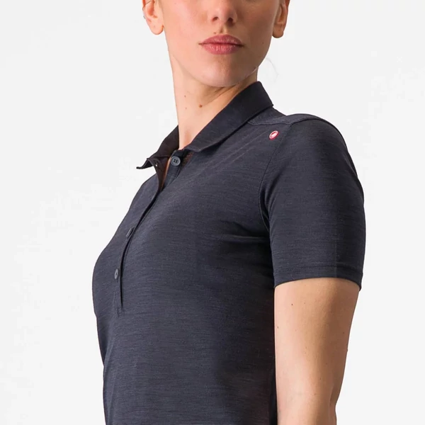 Kép 4/5 - CASTELLI MERINO W női galléros póló