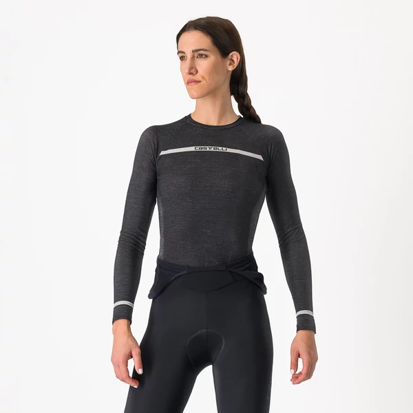 CASTELLI MERINO SEAMLESS W női hosszú ujjú aláöltöző