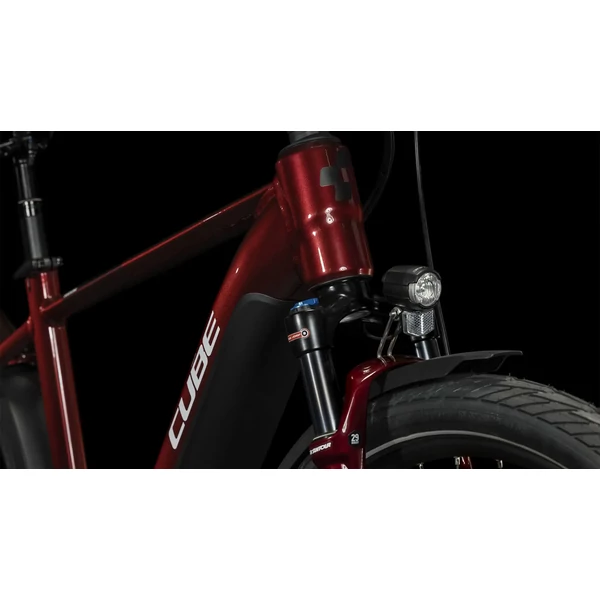 Kép 5/7 - CUBE 24 TOURING HYBRID EXC 625 red'n'white M/54 cm kerékpár