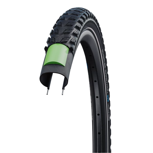 Kép 2/4 - SCHWALBE MARATHON 365 28" fekete/reflexcsíkos 37-622 gumiköpeny