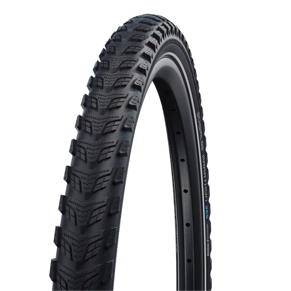 SCHWALBE MARATHON 365 28" fekete/reflexcsíkos 37-622 gumiköpeny